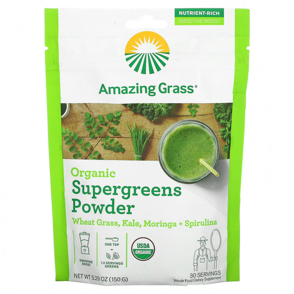 ���� ������ (Iherb) Amazing Grass, ������������ ������� �� �����������, 150 � (5,29 �����), ������ �� 3120 ���