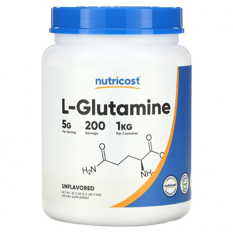 ���� ������ (Iherb) Nutricost, L-��������, ��� �������, 5 �, 2,2 ����� (35,3 �����), ������ �� 6950 ���