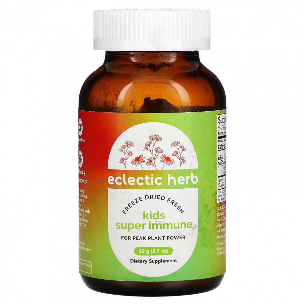 ���� ������ (Iherb) Eclectic Institute, Freeze Dried Fresh, Kids Super Immune, 60 � (2,1 �����), ������ �� 3800 ���