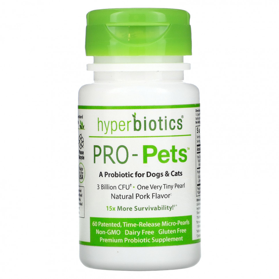   (Iherb) Hyperbiotics, Pro-Pets,     ,  , 3  ,  60, -       -     , -, 