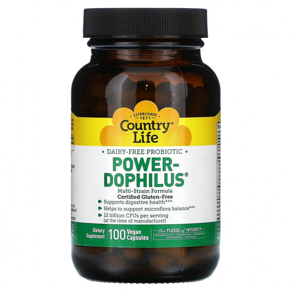 ���� ������ (Iherb) Country Life, Power-Dophilus`` 100 ��������� ������, ������ �� 3230 ���