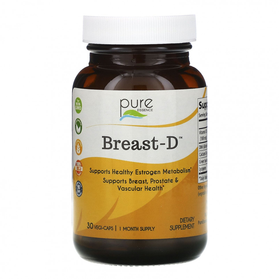   (Iherb) Pure Essence, Breast-D, 30      -     , -, 