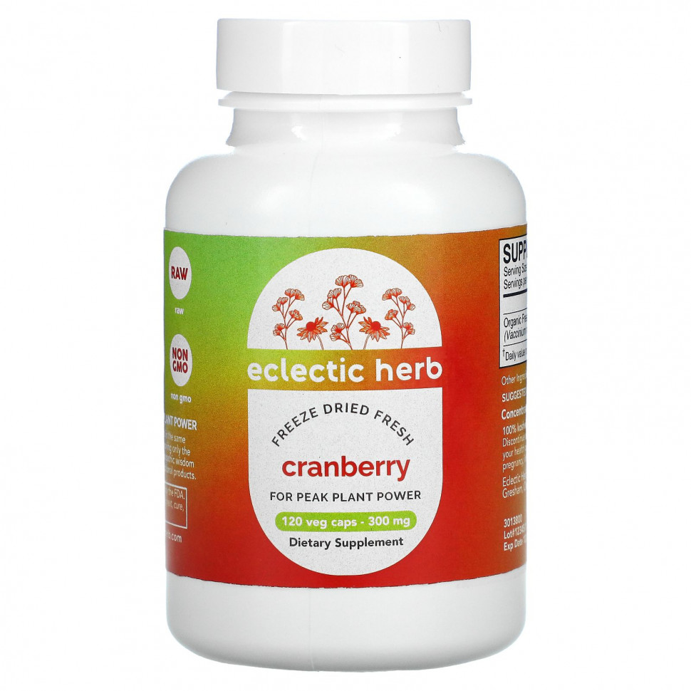 ���� ������ (Iherb) Eclectic Institute, ��������������� ������, 300 ��, 120 �������������� ������, ������ �� 5020 ���