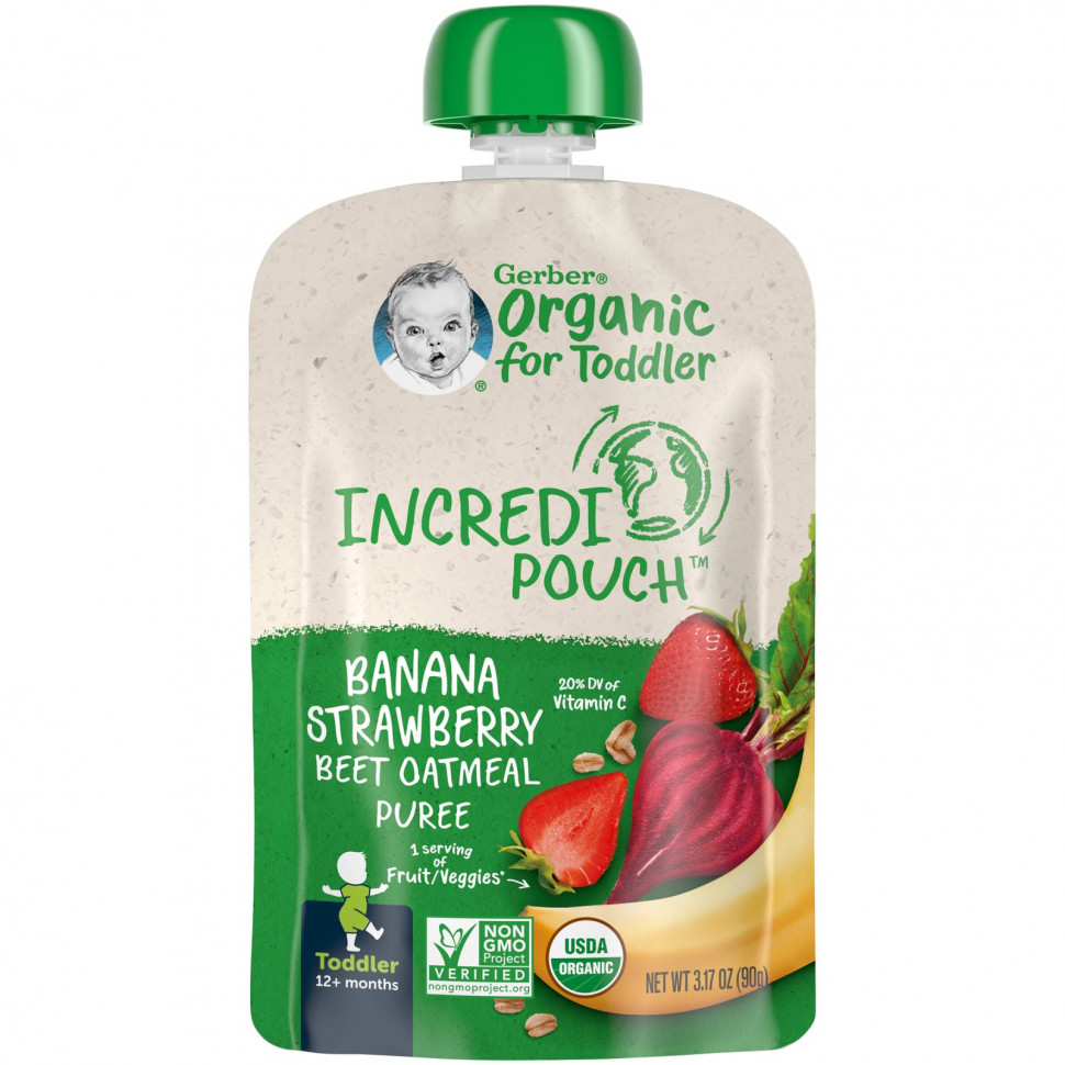   (Iherb) Gerber, Organic  ,  12 , , , ,  , 90  (3,17 )    -     , -, 