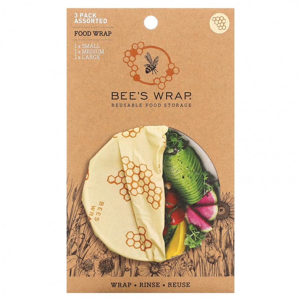   (Iherb) Bee's Wrap,  ,  , 3 .      -     , -, 