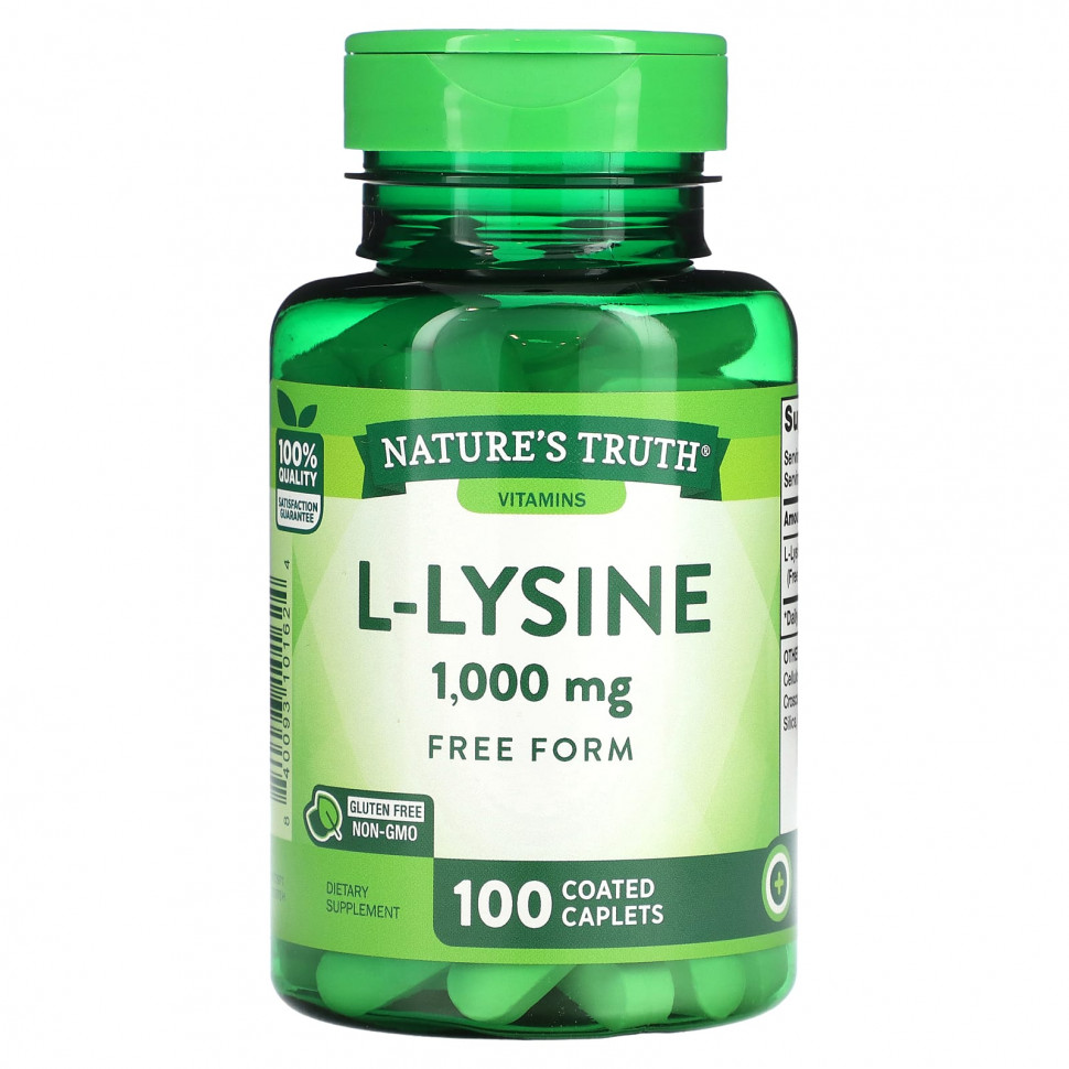   (Iherb) Nature's Truth, L-, 1000 , 100 ,      -     , -, 