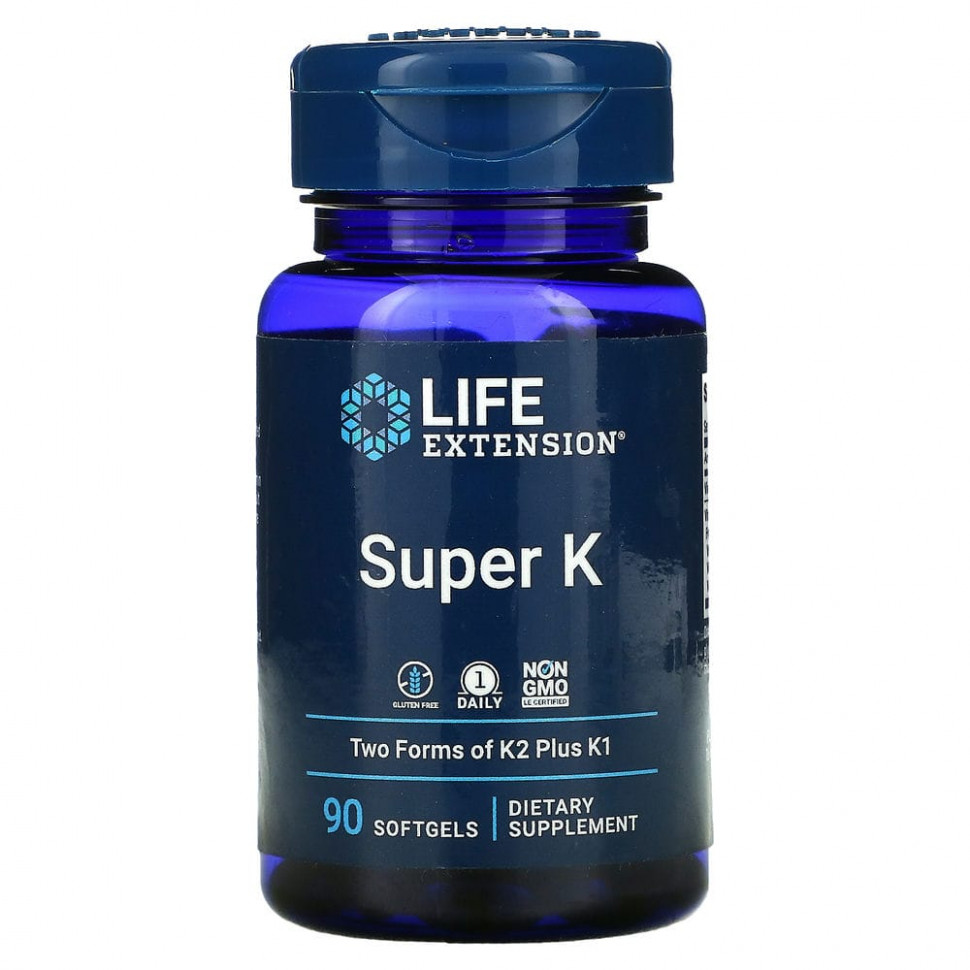   (Iherb) Life Extension,  Super K, 90       -     , -, 