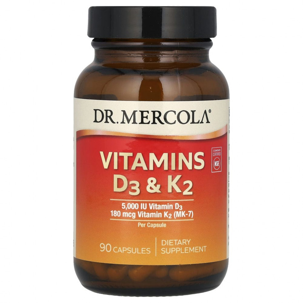   (Iherb) Dr. Mercola,  D3  K2, 90     -     , -, 