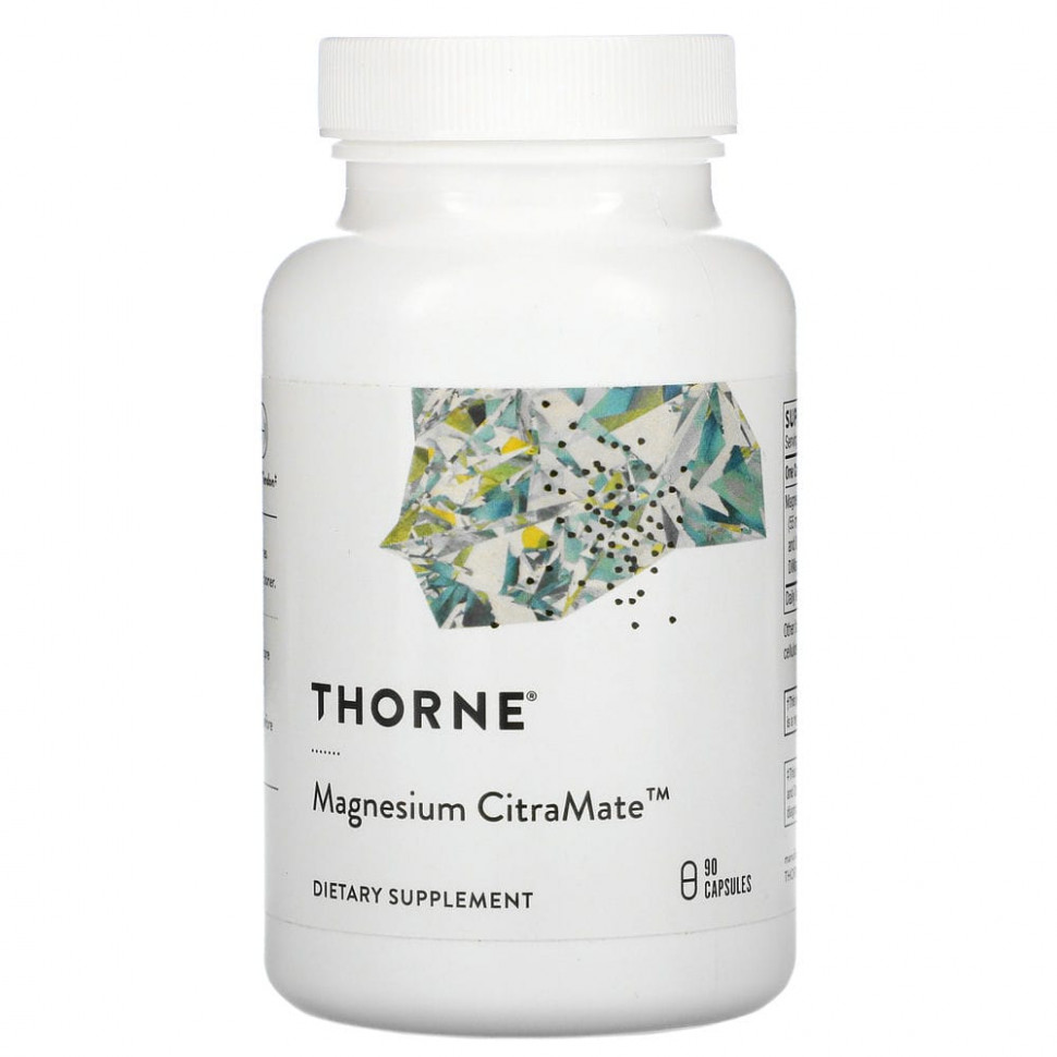���� ������ (Iherb) Thorne Research, Magnesium Citramate, ������� � �������, 90 ������, ������ �� 3120 ���