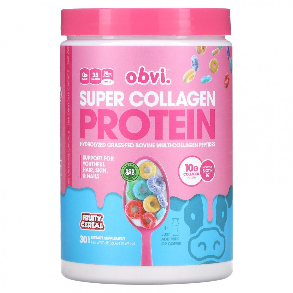   (Iherb) Obvi, Super Collagen Protein,  , 360  (12,69 )    -     , -, 