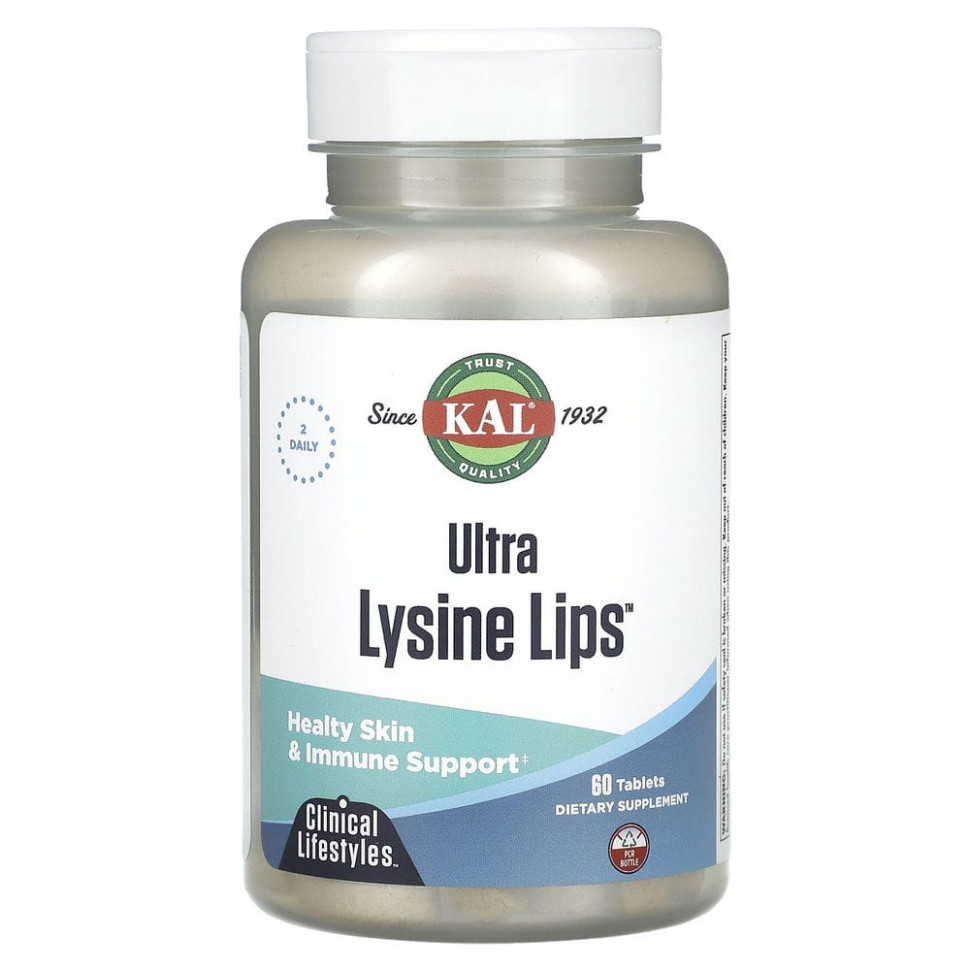   (Iherb) KAL, Ultra Lysine Lips, 60     -     , -, 