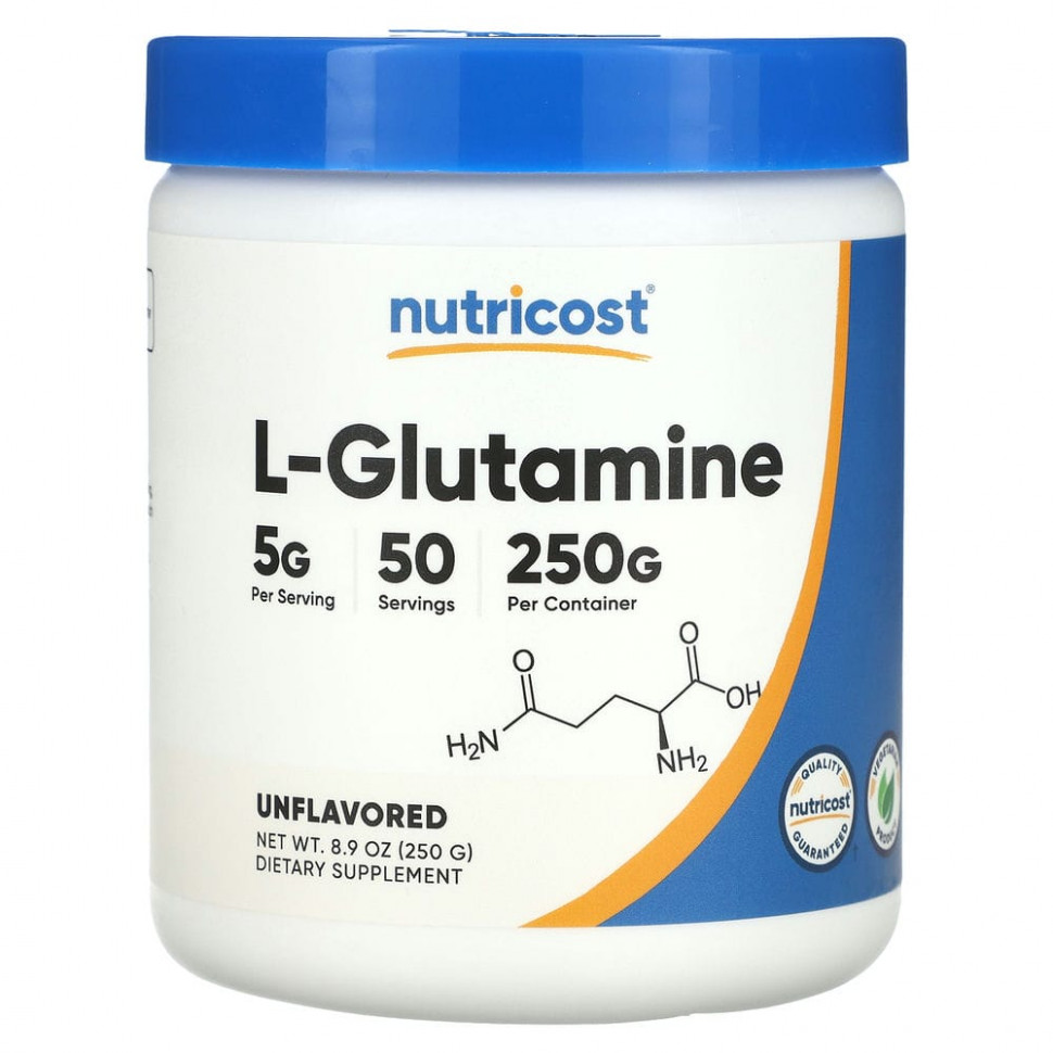 ���� ������ (Iherb) Nutricost, L-��������, ��� �������, 5 �, 250 � (8,9 �����), ������ �� 3160 ���