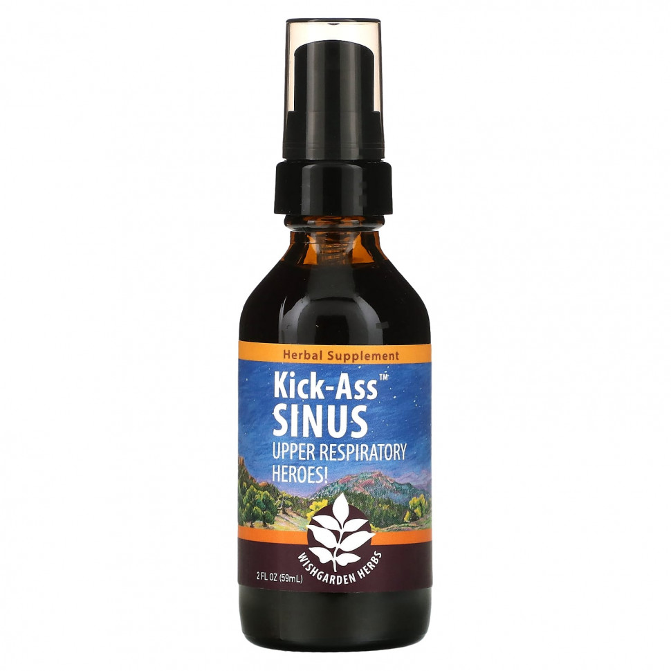   (Iherb) WishGarden Herbs, Kick-Ass Sinus, 59  (2 . )    -     , -, 