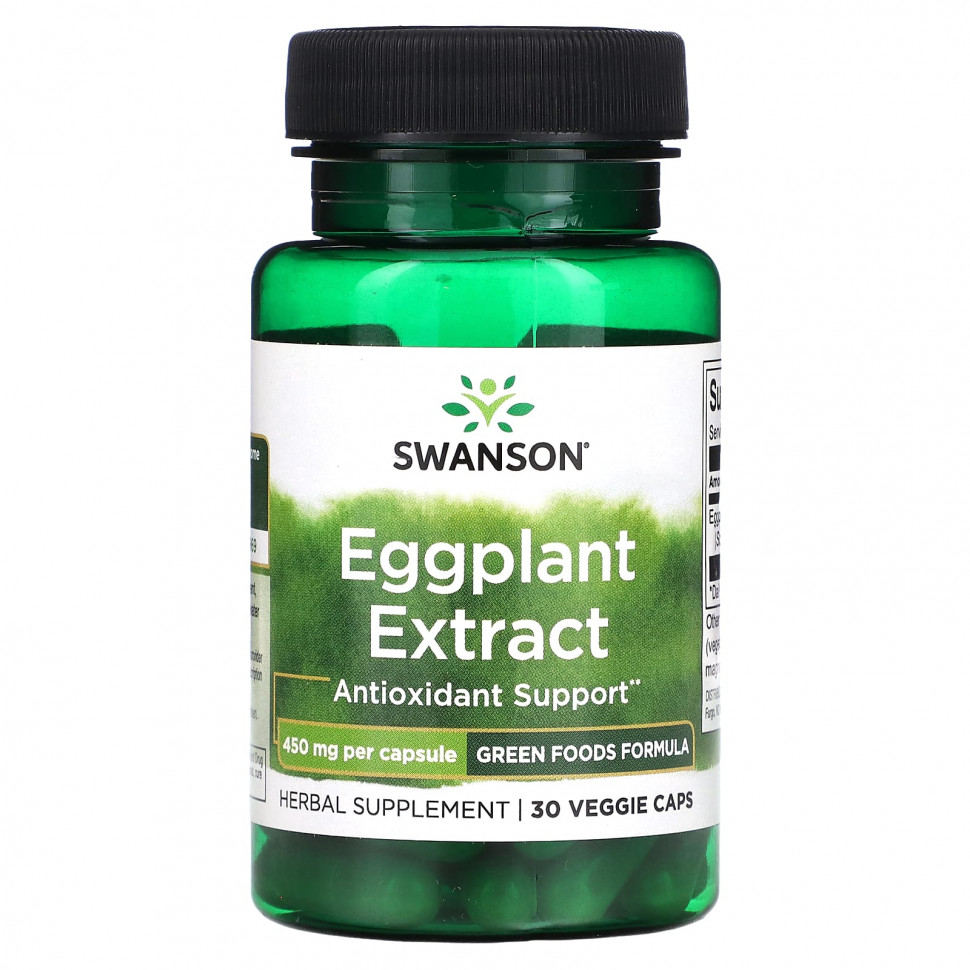 ���� ������ (Iherb) Swanson, �������� ����������, 450 ��, 30 �������������� ������, ������ �� 1110 ���