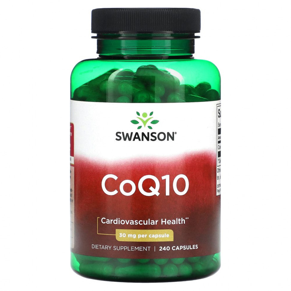   (Iherb) Swanson, CoQ10, 30 , 240     -     , -, 