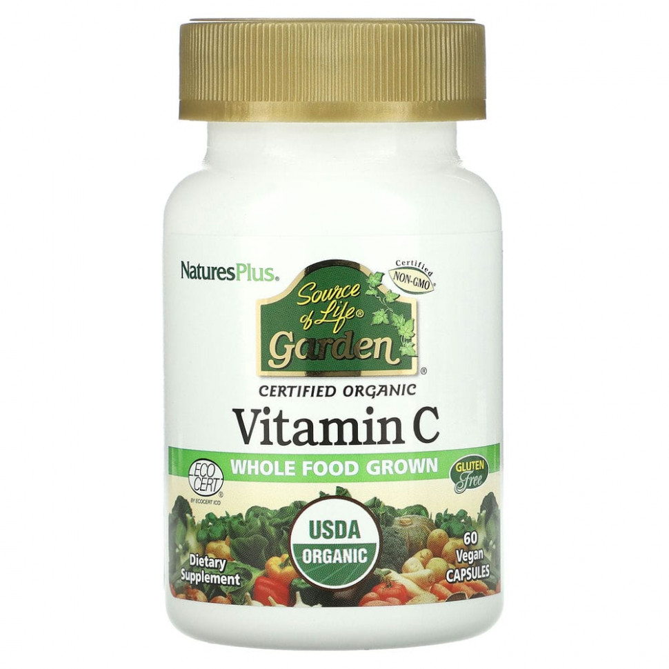 ���� ������ (Iherb) NaturesPlus, Source of Life Garden, ����������������� ������������ ������� C, 60 ������������ ������, ������ �� 5630 ���