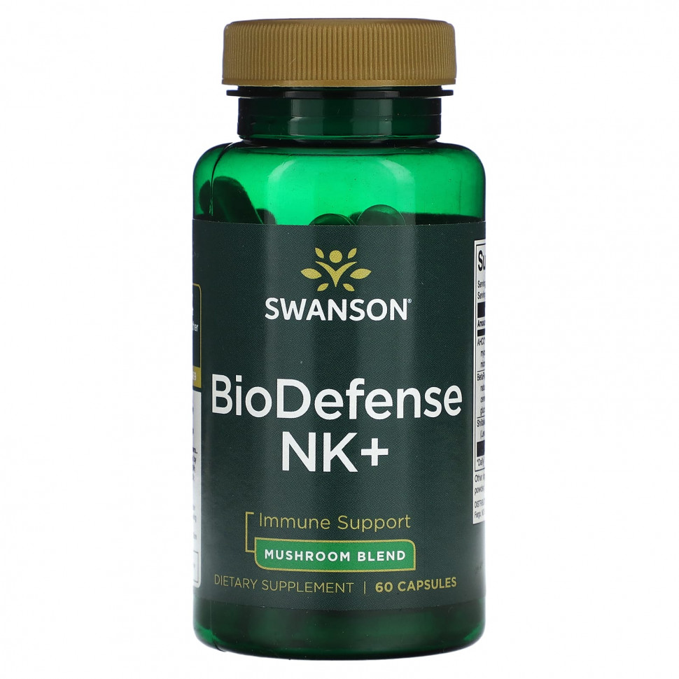 ���� ������ (Iherb) Swanson, BioDefense NK +, 60 ������, ������ �� 13440 ���