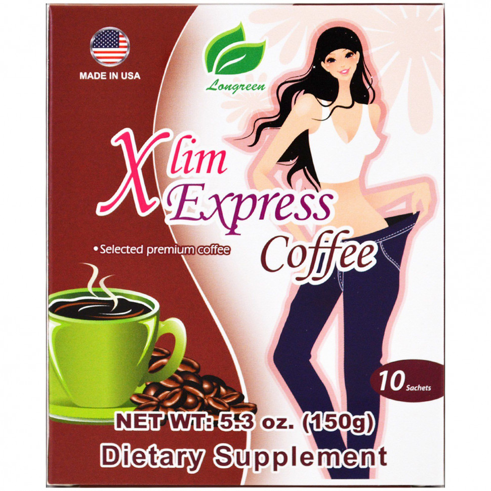   (Iherb) Longreen,  Xlim Express, 10 , 150  (5,3 )    -     , -, 