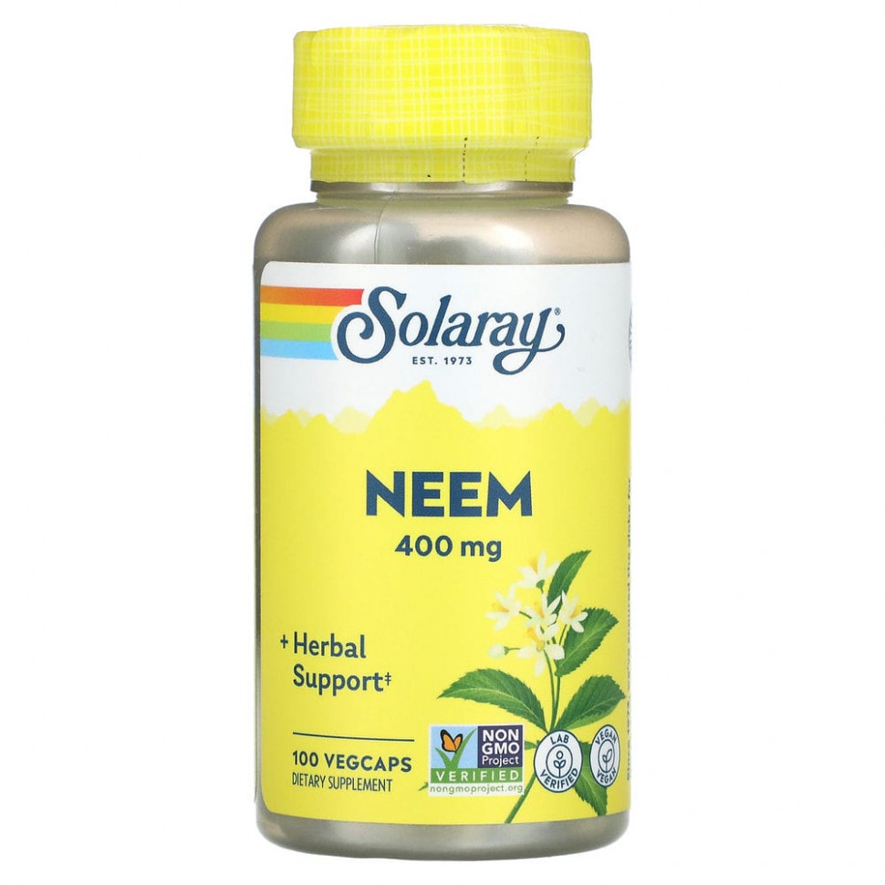 ���� ������ (Iherb) Solaray, ����������� ���������� ����, 400 ��, 100 �������������� ������, ������ �� 1900 ���