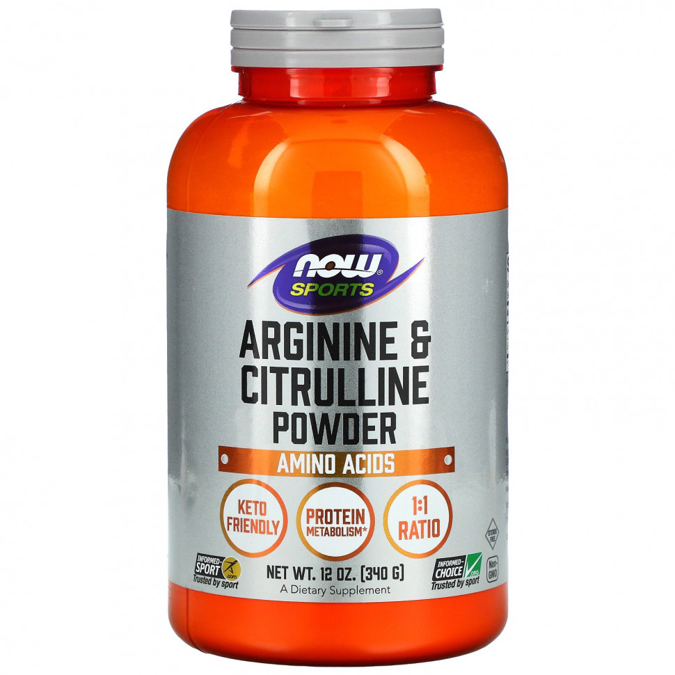���� ������ (Iherb) NOW Foods, Sports, ������� � ��������� � ����� �������, 340 � (12 �����), ������ �� 4240 ���