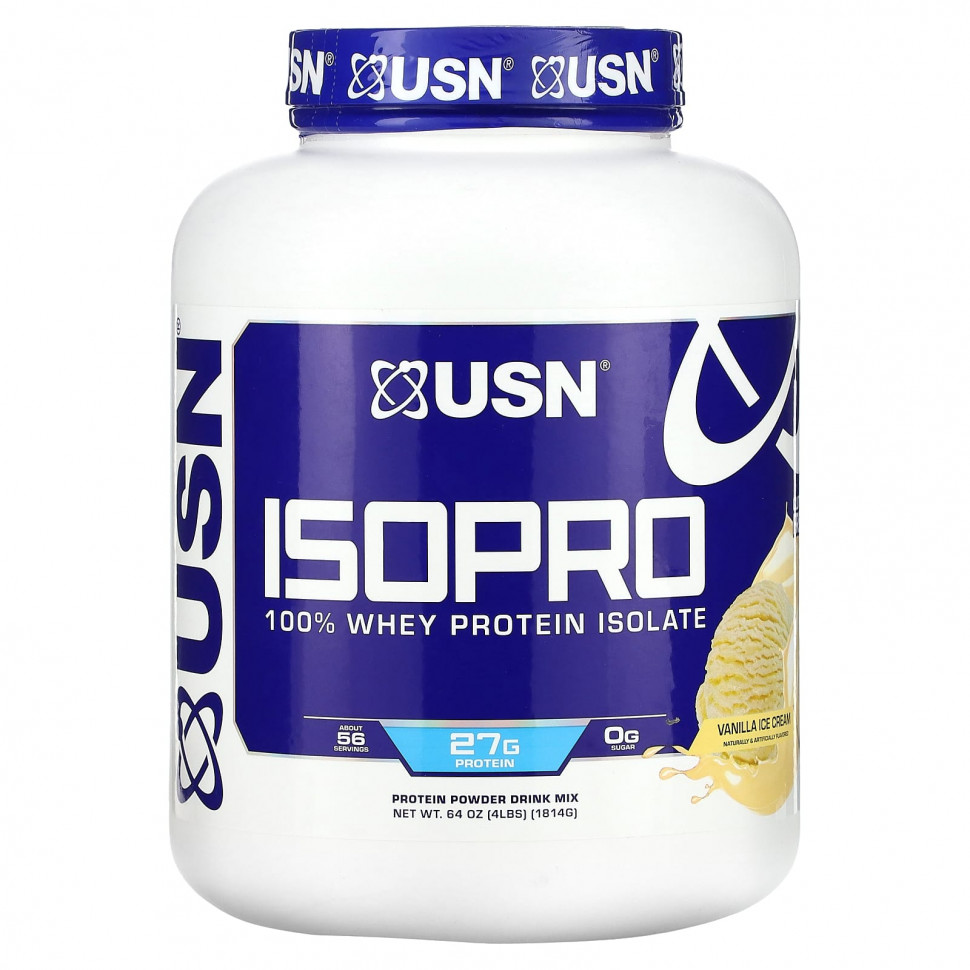 ���� ������ (Iherb) USN, IsoPro, 100% ������ ������������� ��������, ��������� ���������, 1814 � (4 �����), ������ �� 17420 ���
