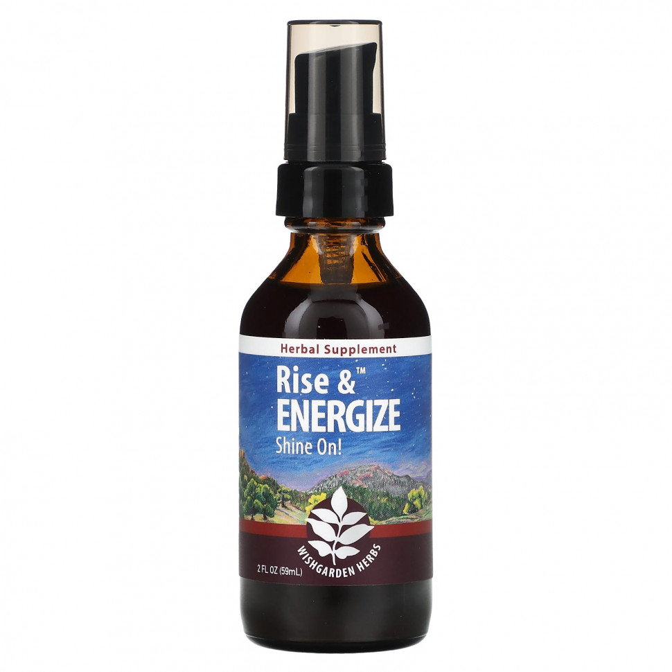   (Iherb) WishGarden Herbs, Rise & Energize, 59  (2 . )    -     , -, 