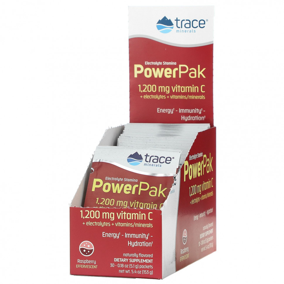   (Iherb) Trace Minerals , Electrolyte Stamina PowerPak, , 30   5,1  (0,18 )    -     , -, 