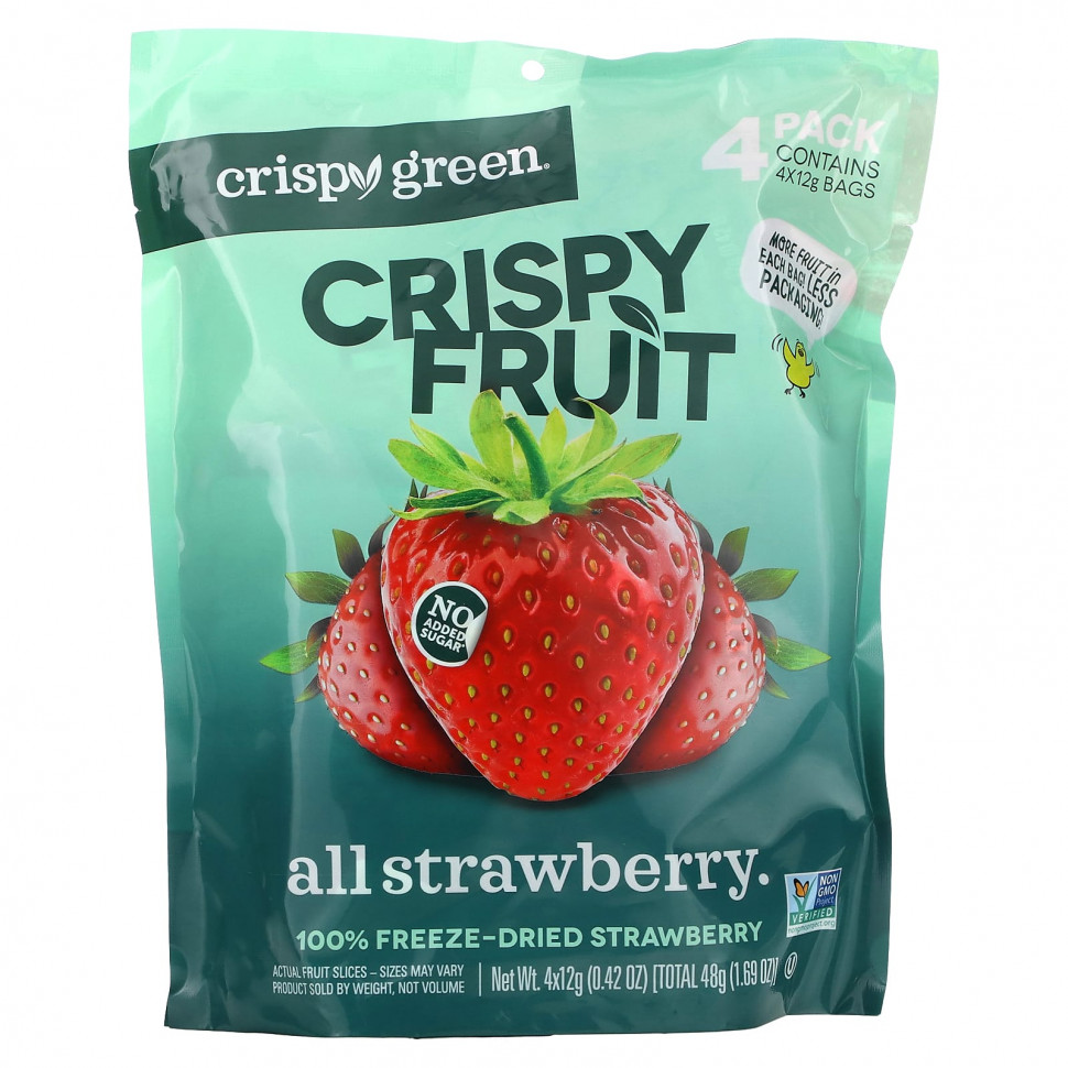   (Iherb) Crispy Green, Crispy Fruit,   , 4   12  (0,42 ),   2870 