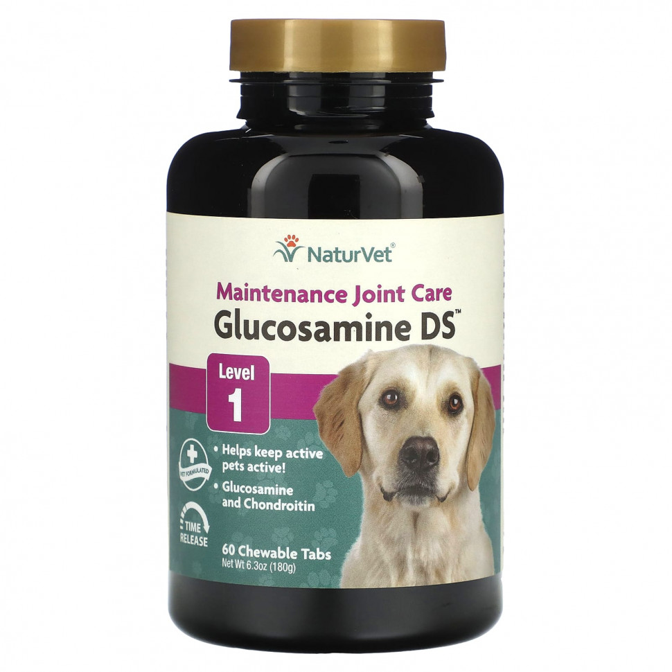   (Iherb) NaturVet, Glucosamine DS,    ,  1, 60  , 180  (6,3 )    -     , -, 