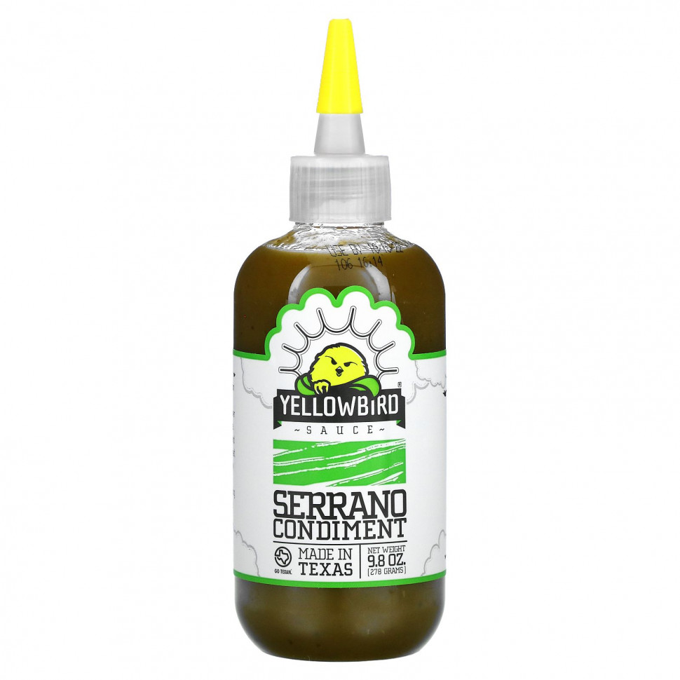   (Iherb) Yellowbird Sauce,  Serrano, 278  (9,8 )    -     , -, 