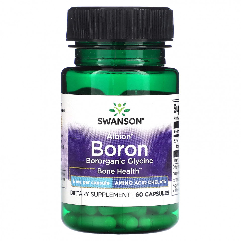 ���� ������ (Iherb) Swanson, Albion, ���, 6 ��, 60 ������, ������ �� 670 ���