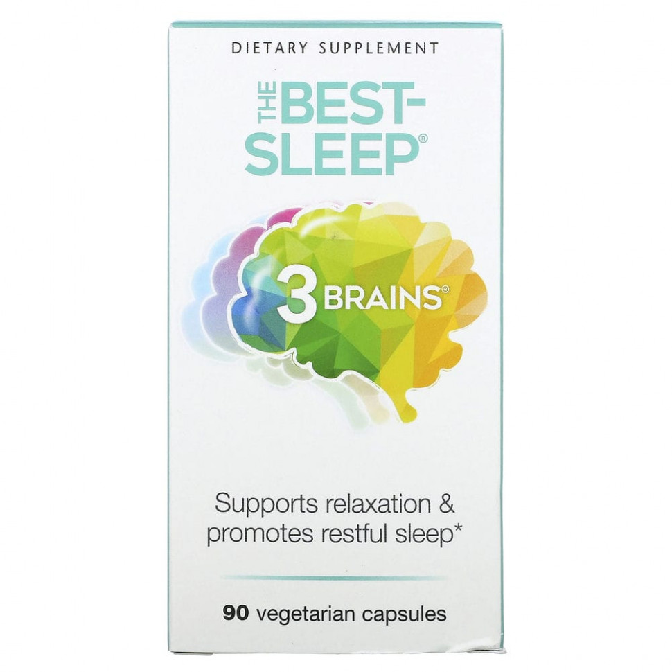   (Iherb) Natural Factors, 3 Brains, The Best-Sleep, 90      -     , -, 