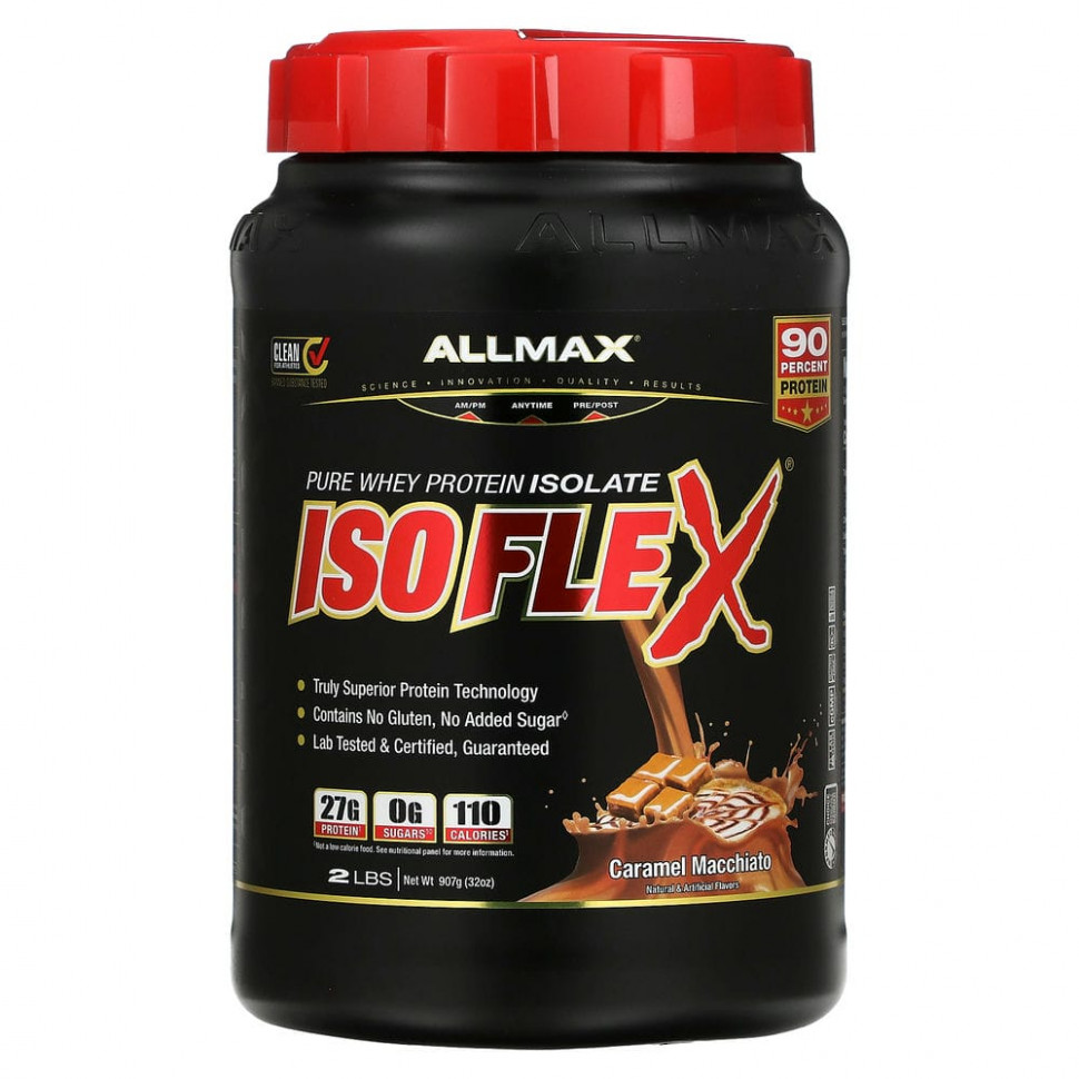 ���� ������ (Iherb) ALLMAX, Isoflex, ������ ������ ������������� ��������, �������� �������, 907 � (2 �����), ������ �� 8360 ���