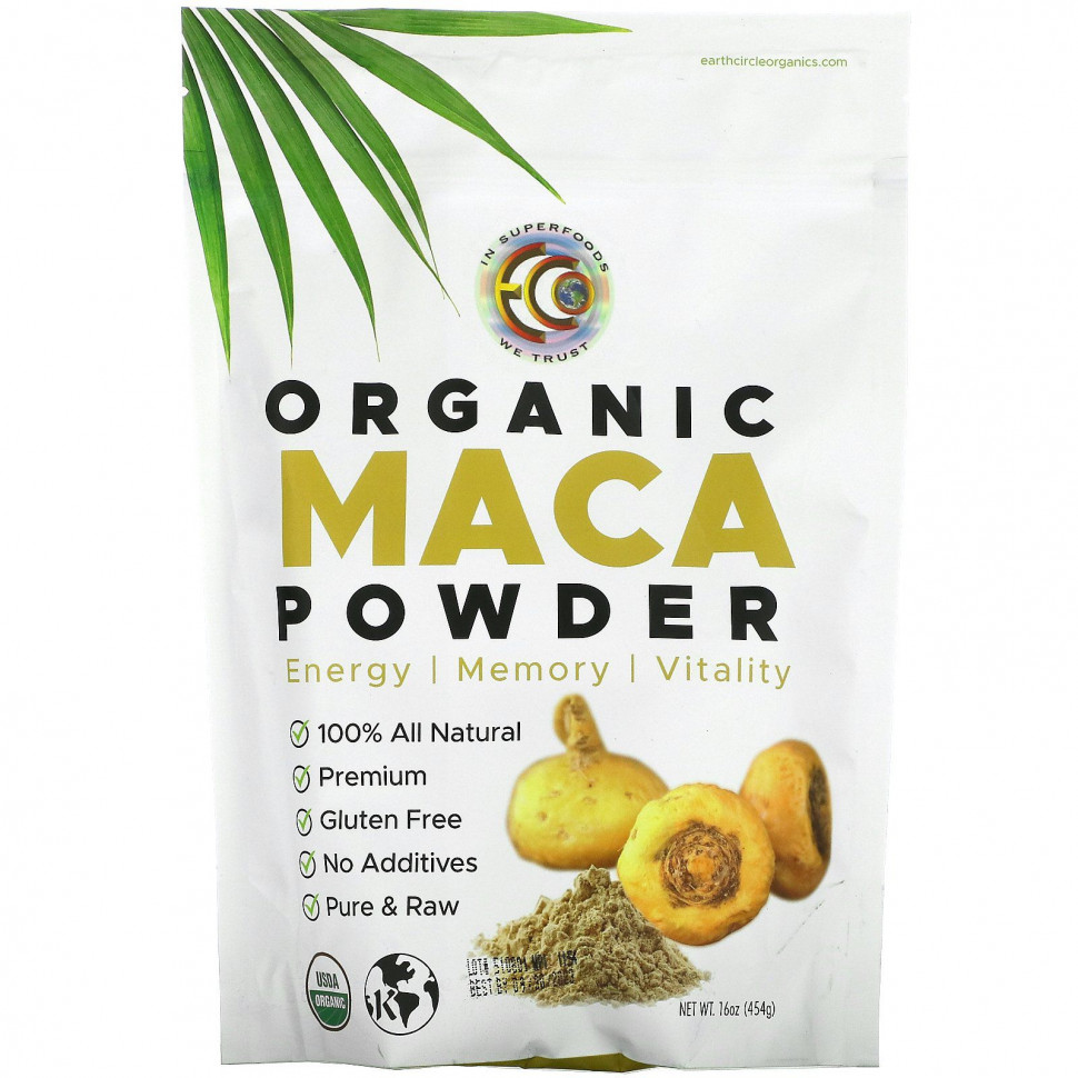   (Iherb) Earth Circle Organics,    , 454  (16 )    -     , -, 