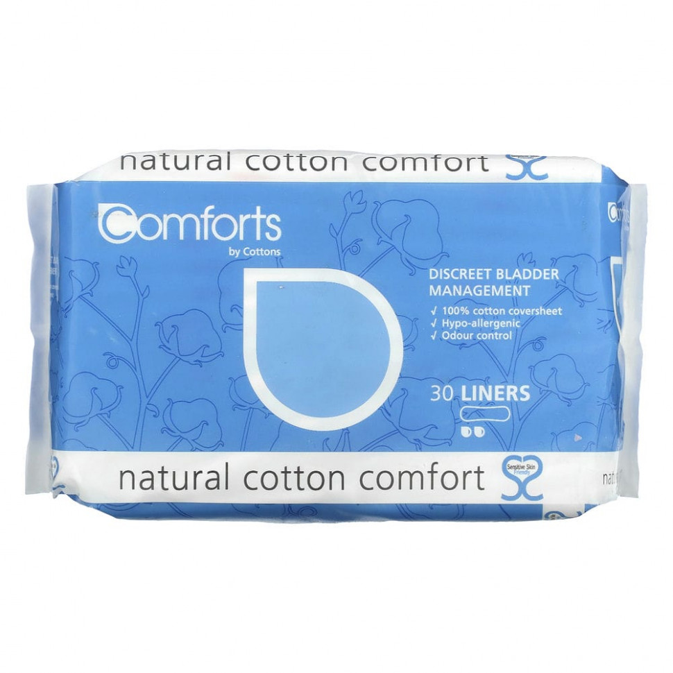 ���� ������ (Iherb) Cottons, ����������� ������, ��������, 30 ���������, ������ �� 1440 ���