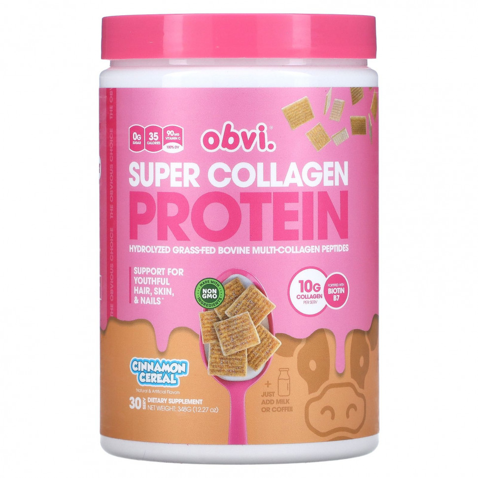 ���� ������ (Iherb) Obvi, Super Collagen Protein, ������ � �������, 348 � (12,27 �����), ������ �� 5920 ���