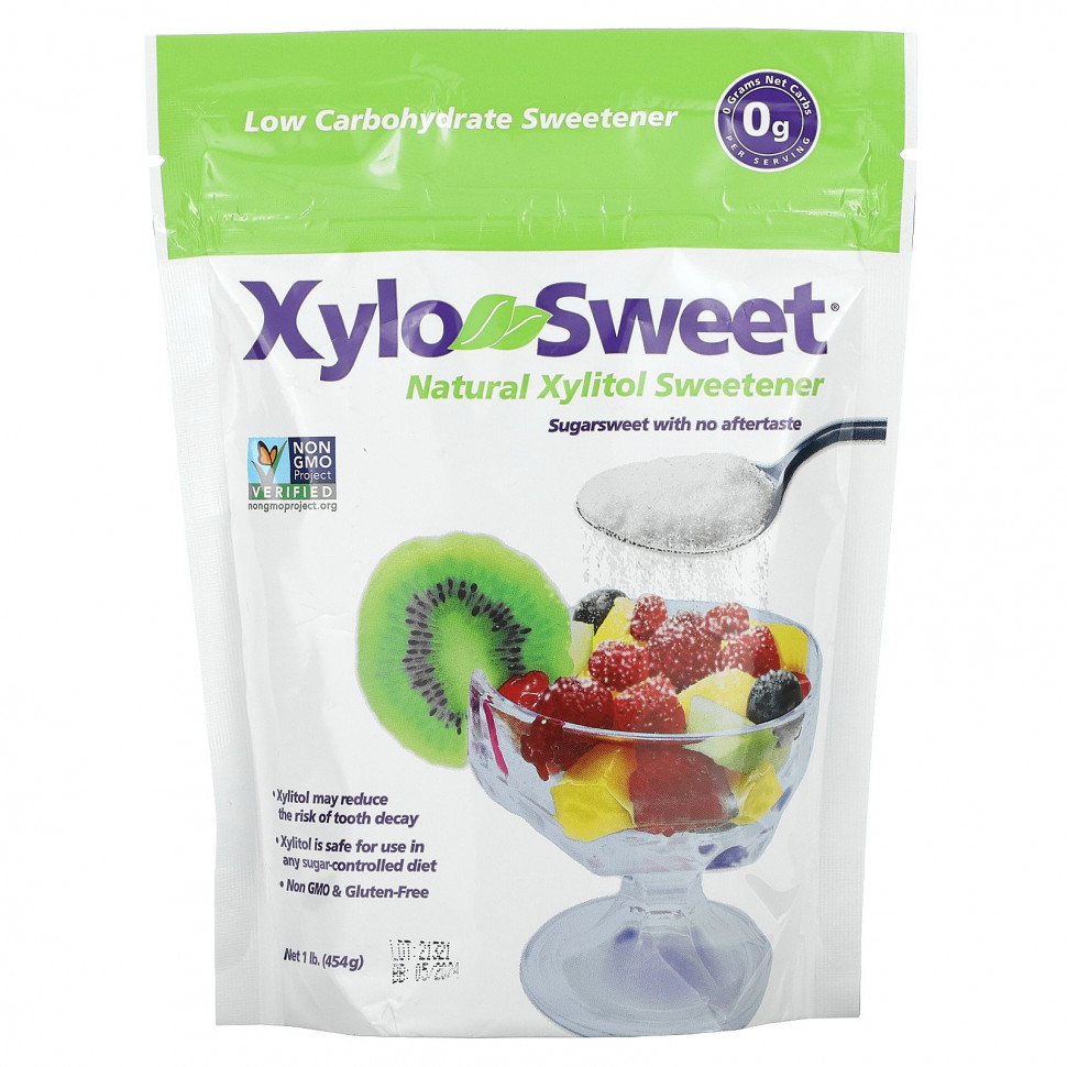 ���� ������ (Iherb) Xlear, XyloSweet, ����������� ��������-�������������, 454 � (1 ����), ������ �� 1980 ���