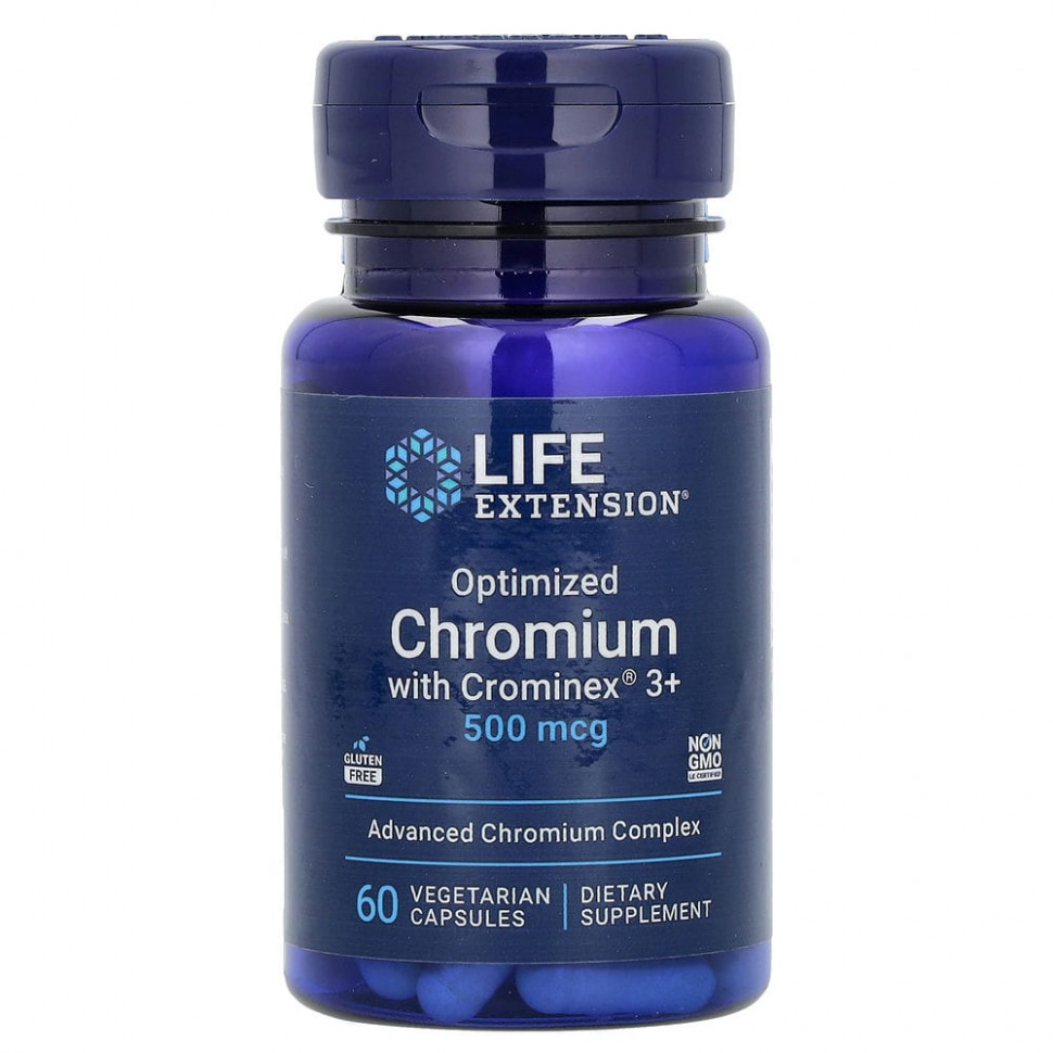   (Iherb) Life Extension,    Crominex 3+, 500 , 60      -     , -, 