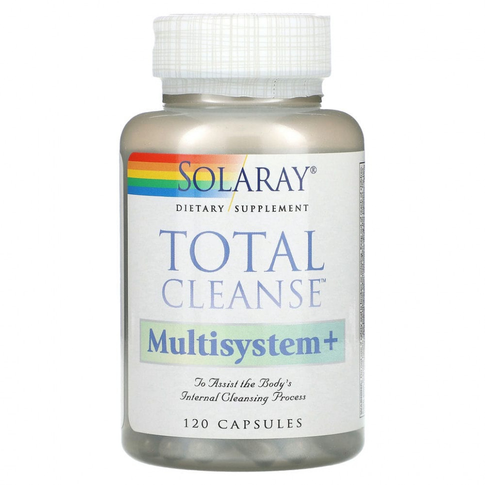   (Iherb) Solaray, Total Cleanse, Multisystem +, 120     -     , -, 