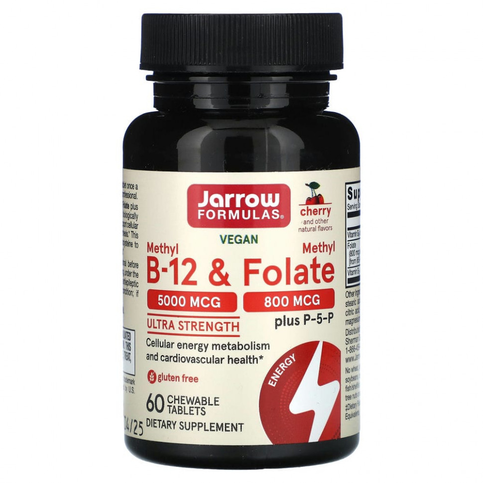   (Iherb) Jarrow Formulas,  B12  ,   , 5000 /800 , 60      -     , -, 