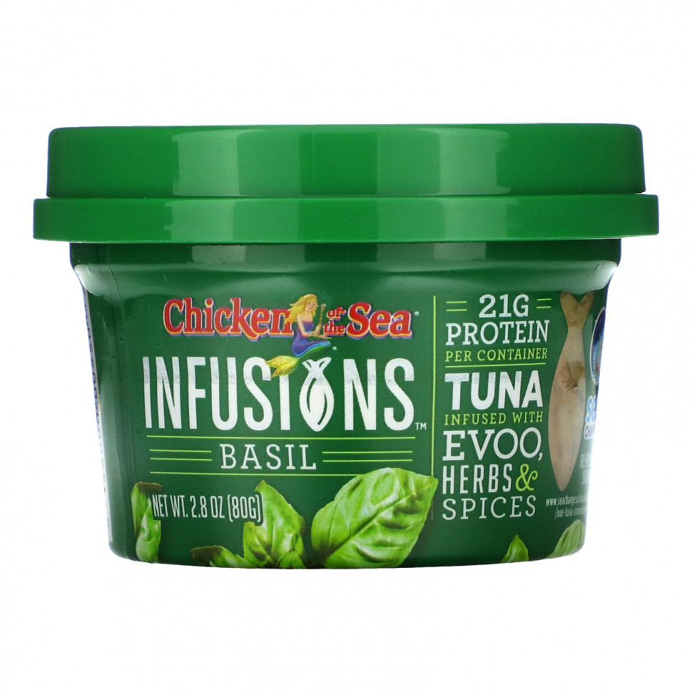 ���� ������ (Iherb) Chicken of the Sea, Infusions, ����� �����, �������, 80 � (2,8 �����), ������ �� 580 ���