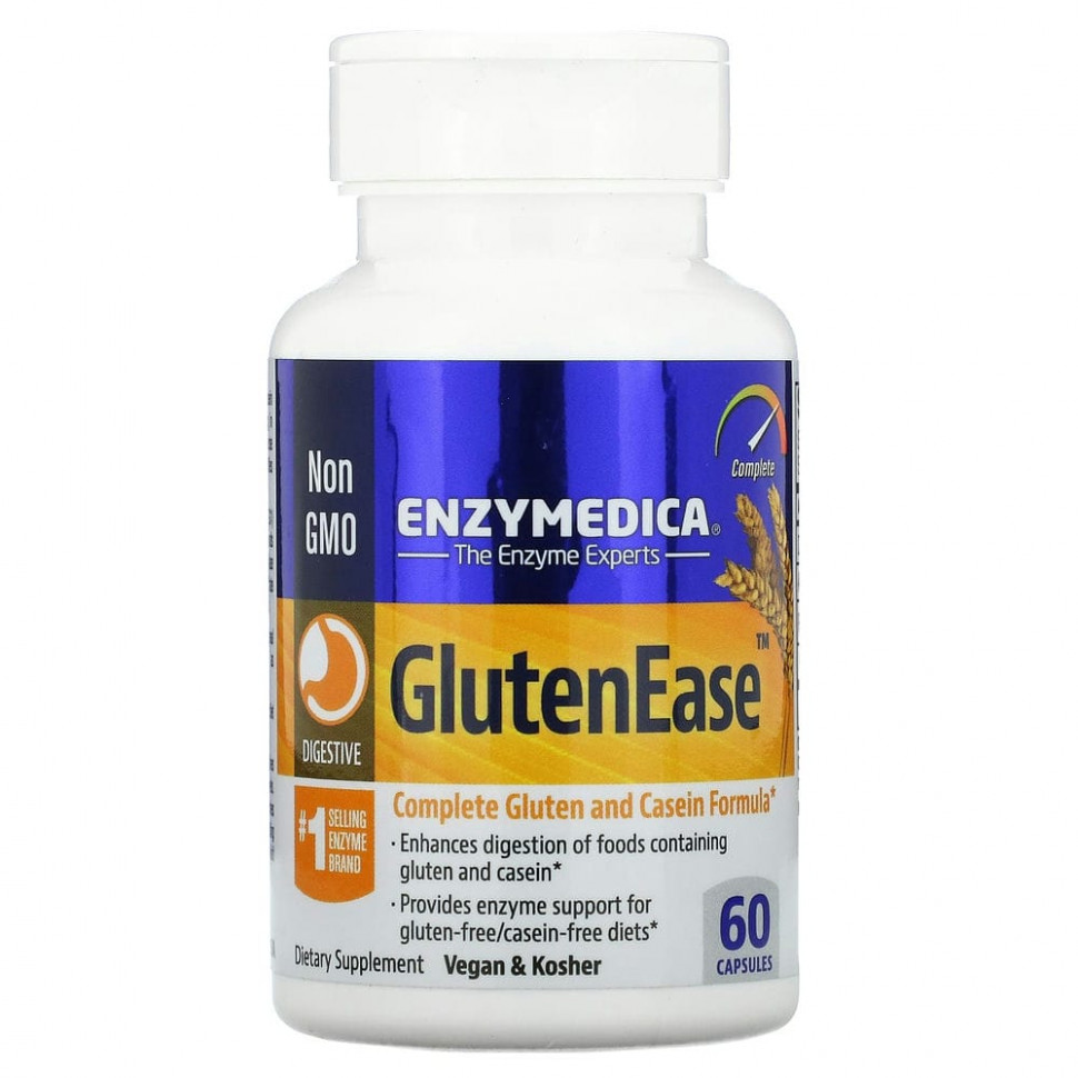   (Iherb) Enzymedica, GlutenEase, 60     -     , -, 