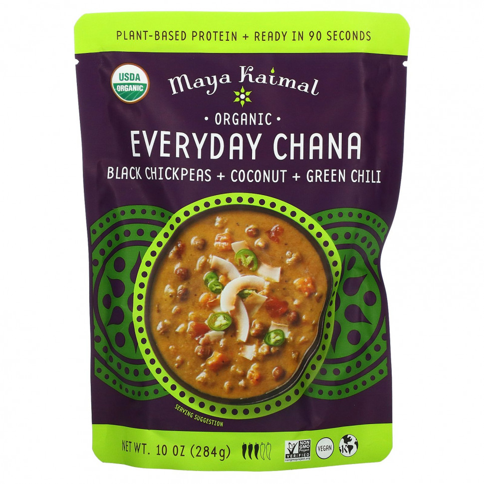   (Iherb) Maya Kaimal, Organic Everyday Chana,  ,     , 284  (10 )    -     , -, 