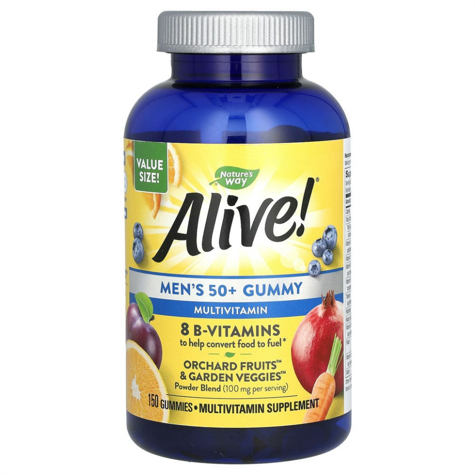   (Iherb) Nature's Way, Alive!      50 ,   , 150      -     , -, 