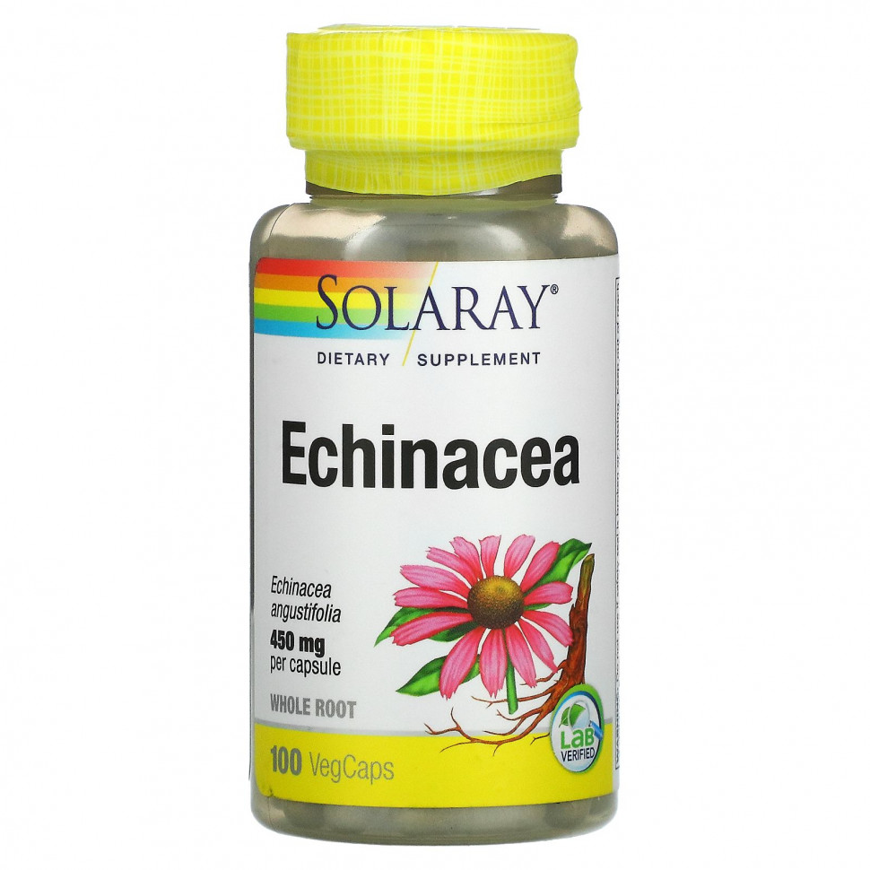 ���� ������ (Iherb) Solaray, ����������� ���������� ��������, 450 ��, 100 ������ VegCaps, ������ �� 2770 ���