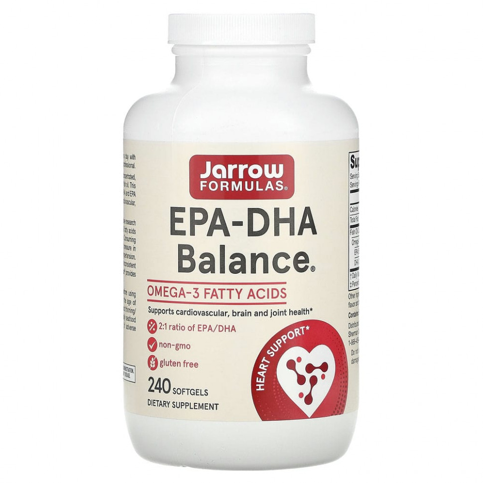 ���� ������ (Iherb) Jarrow Formulas, EPA-DHA Balance, 240 ������ ��������, ������ �� 6990 ���