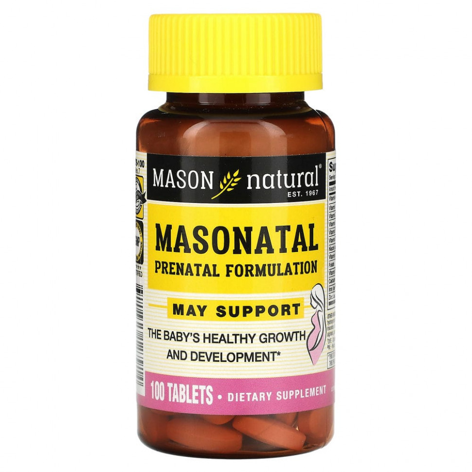 ���� ������ (Iherb) Mason Natural, Masonatal ������������ ��������, 100 ��������, ������ �� 1950 ���