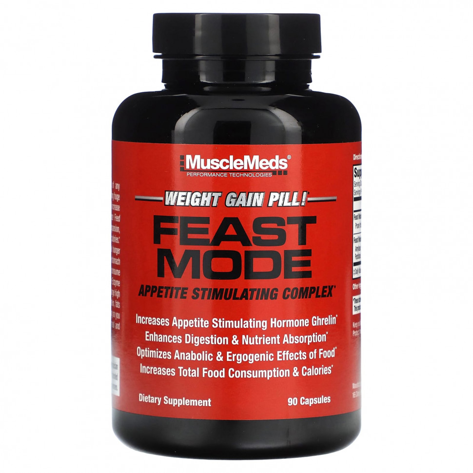 ���� ������ (Iherb) MuscleMeds, Feast Mode, �������� ��� ���������� ��������, 90 ������, ������ �� 4540 ���