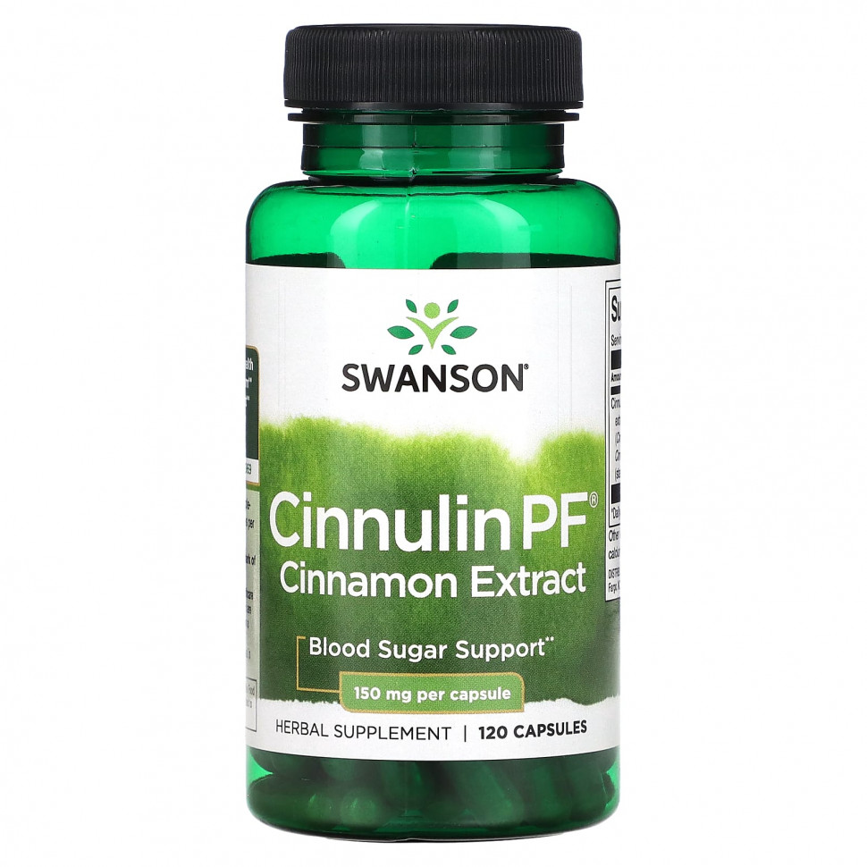   (Iherb) Swanson, Cinnulin PF,  , 150 , 120     -     , -, 