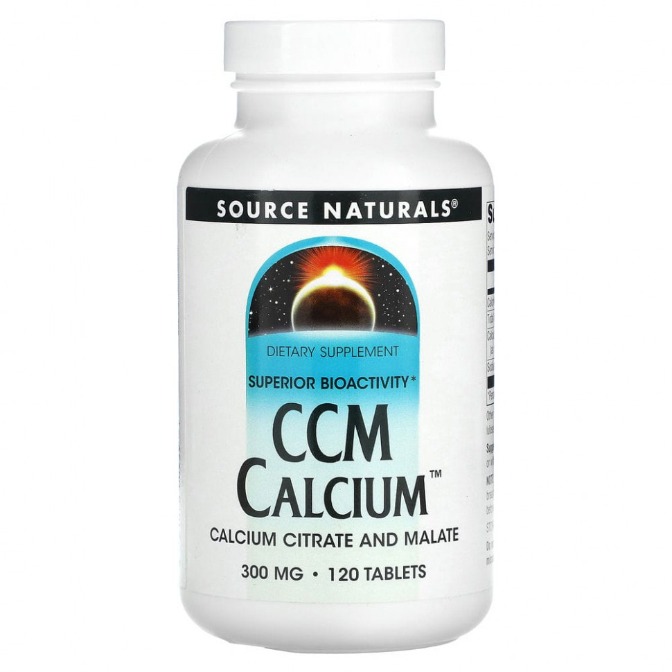 ���� ������ (Iherb) Source Naturals, CCM �������, 300 ��, 120 ��������, ������ �� 2110 ���